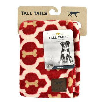 Tall Tails Red Bone Dog Blanket