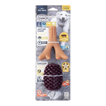 Tall Tails Enrichment Toys for Dogs 2-Pack, Medium