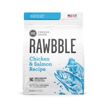 Bixbi Rawbble Freeze-Dried Chicken & Salmon Recipe Dog Food