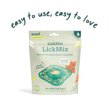 Woof LickMat Bacon & Cheese LickMix