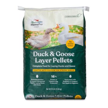 Duck and Goose Layer Pellets, 25 lbs.