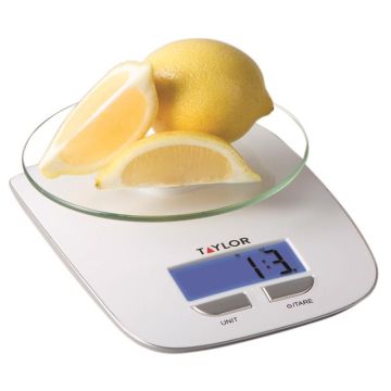 Taylor Precision Digital Kitchen Scale with Glass Platform