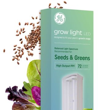 GE LED Grow Light LED for Seeds & Greens Kit 24"