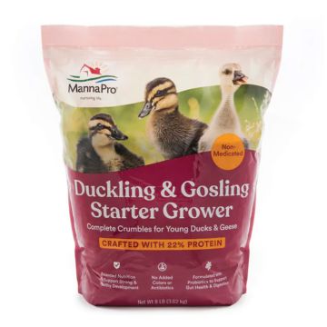 Duckling and Gosling Starter & Grower Crumble, 8 lbs.