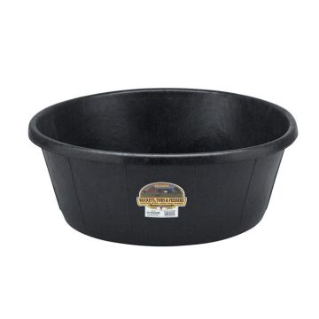 Little Giant® DuraFlex Rubber Feeder Pan For Livestock 15 Gallon