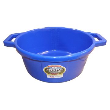 Little Giant® Feed Pan with Handles Blue 5.5 Gallon