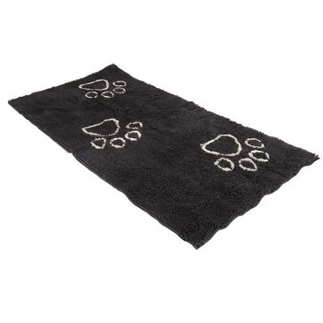 Dog Gone Smart Dirty Dog Doormat Runner, Black Hue, 60in X 30 in