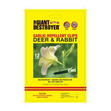 Giant Destroyer Animal Repellent Clip For Deer and Rabbits, 12 pk