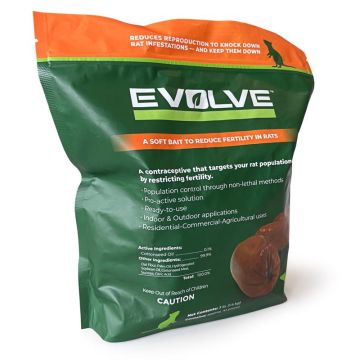 Evolve Rat Non-Toxic Soft Bait Nuggets For Rats, 3 lb