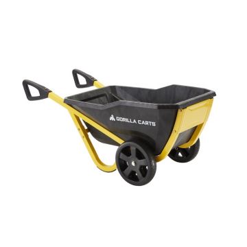 Gorilla Carts Poly Yard Cart 600 lb capacity