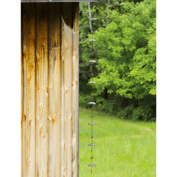 Floral Umbrella Rain Chain, 94"