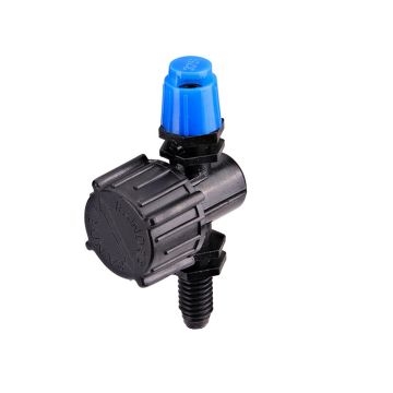 Raindrip Adjustable Flow Micro Sprinkler, Half-Circle Pattern, Fan Spray, with 10-32 Threaded Inlet, 5-Pack