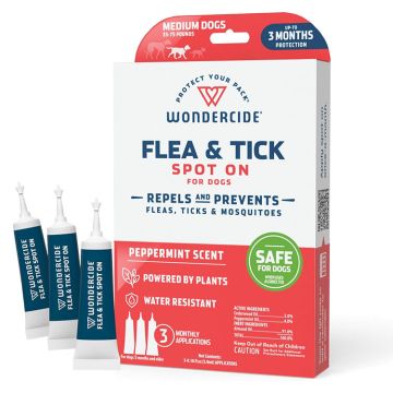 Wondercide Flea & Tick Dog Spot On, Medium Dog