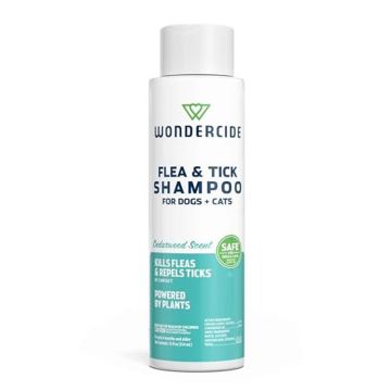 Wondercide Flea & Tick Shampoo for Dogs + Cats with Natural Essential Oils 12oz