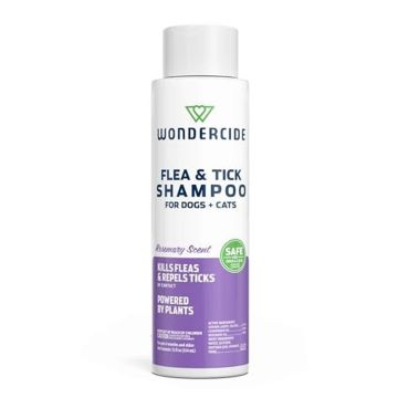 Wondercide Flea & Tick Shampoo for Dogs + Cats with Natural Essential Oils 12oz