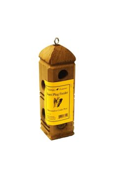 Wildlife Sciences Decorative Cut Post-Cedar Suet Plug Feeder