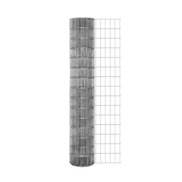 Garden Craft Steel Welded Wire Fence, Silver