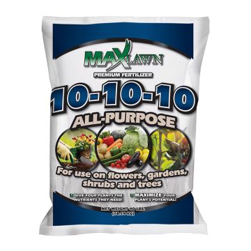 MaxLawn All Purpose Fertilizer 10-10-10 40 lb bag