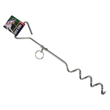 Boss Pet Steel Dog Tie-Out Stake 18 inches