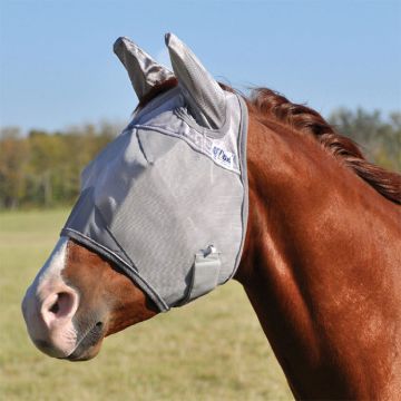 Cashel Crusader Fly Mask Standard with Ears Grey