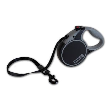 KONG® Retractable Leash Black