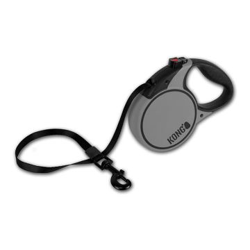 KONG® Retractable Leash Grey