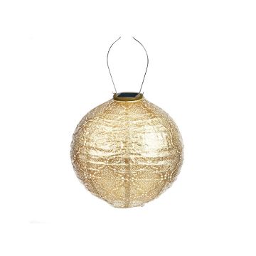Lumiz Round Bazaar Lantern, Gold
