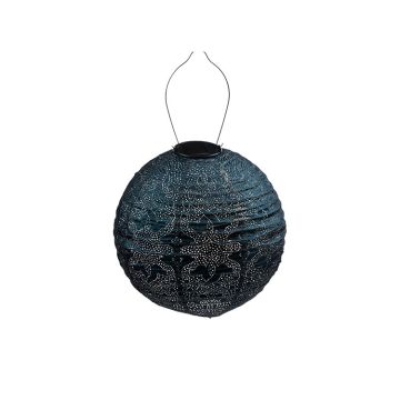 Lumiz Round Marrakesh Lantern, Petrol