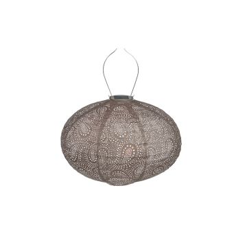 Lumiz Oval Paisley  Lantern, Taupe