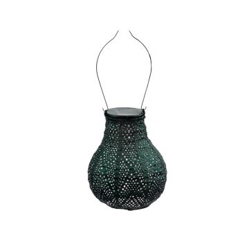 Lumiz Bulb Ikat Lantern, Green