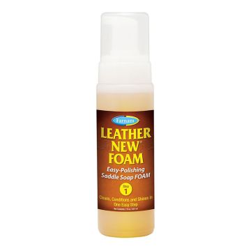 FARNAMLeather New Easy-Polishing Saddle Soap Foam, Liquid, 7 oz 