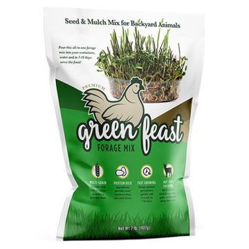 Green Feast Forage Seed Mix with Mulch, 2 lbs.