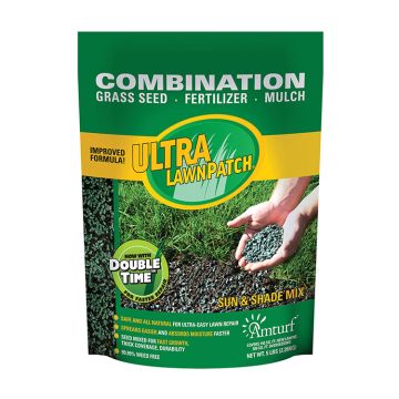 Ultra Lawn Patch Combination Mulch Seed and Fertilizer Lawn Repair, 5 lbs.
