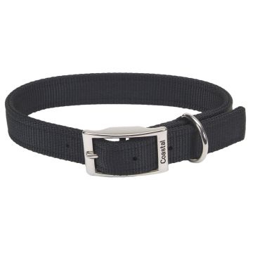 Coastal® Double-Ply Dog Collar, Black