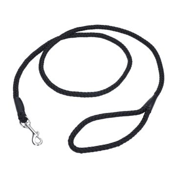 Coastal® Rope Dog Leash, Black, 6 Foot