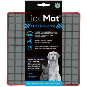 LickiMat® Tuff Collection Playdate Red