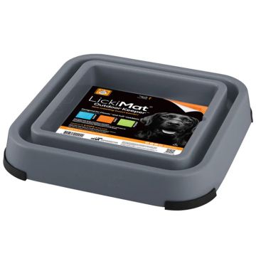 LickiMat® Outdoor Keeper Collection Gray