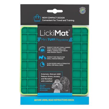 LickiMat MiniTuff Collection Playdate Green