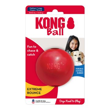 Kong Ball Dog Toy, Red