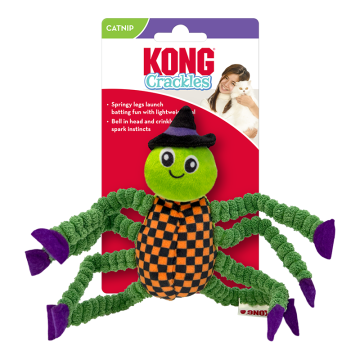 KONG® Halloween Crackles Spider