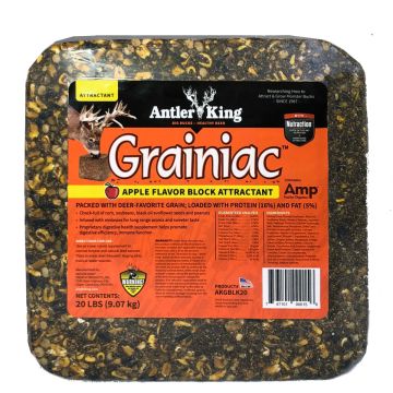 Antler King Grainiac Deer Attractant Block, 20 lb block