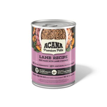 ACANA PREMIUM PATE Wet Dog Food, Lamb Recipe, 12.8 oz. Can