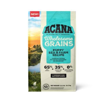 ACANA Wholesome Grains Dry Dog Food  Puppy Sea & Farm Recipe
