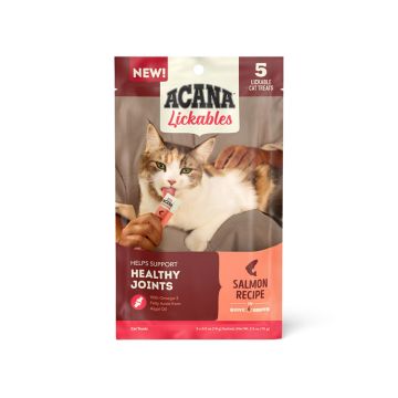 ACANA Lickables Cat Treats Salmon Recipe, .5oz Tubes