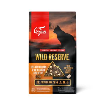 ORIJEN Wild Reserve Dry Cat Food Free-Run Chicken & Wild-Caught Fish Recipe