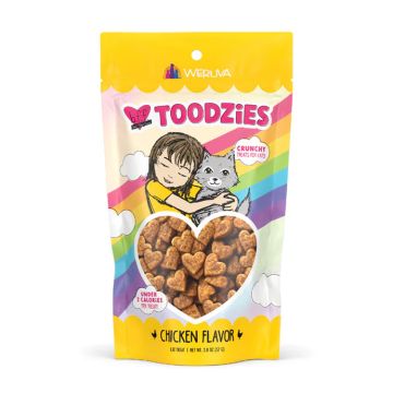 Weruva TOODZIES Crunchy Cat Treats Chicken Flavor 2 oz