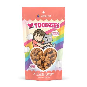 Weruva TOODZIES Crunchy Cat Treats Salmon Flavor 2 oz