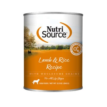 NutriSource® Lamb & Rice Recipe Wet Dog Food, 13oz can
