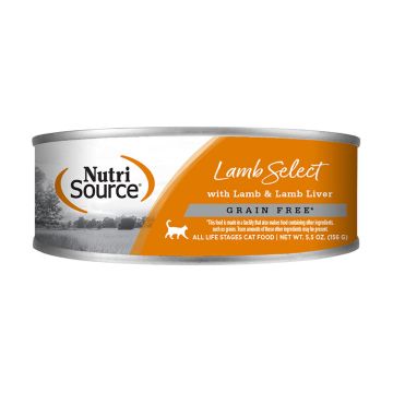 NutriSource® Grain Free Lamb & Lamb Liver Select Cat Food