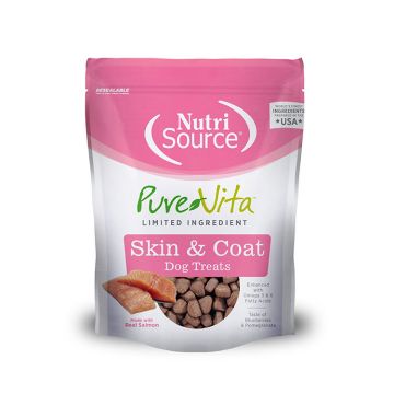 NutriSource® PureVita™ Skin & Coat Dog Treats, 6oz